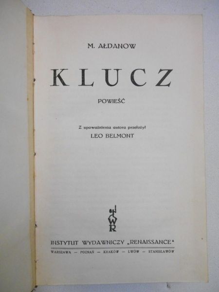 Klucz 1931 r.