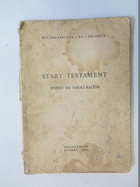 Stary testament, wypisy do nauki religii