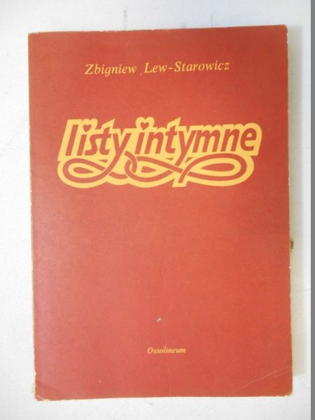 Lew-Starowicz Zbigniew - Listy intymne