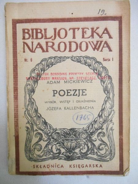 Mickiewicz Adam  - Poezje, Tom I, 1926 r.
