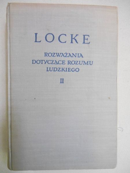 Rozważania dotyczące rozumu ludzkiego, Tom II, BKF