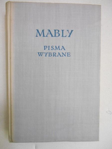 de Mably Gabriel Bonnot - Pisma wybrane