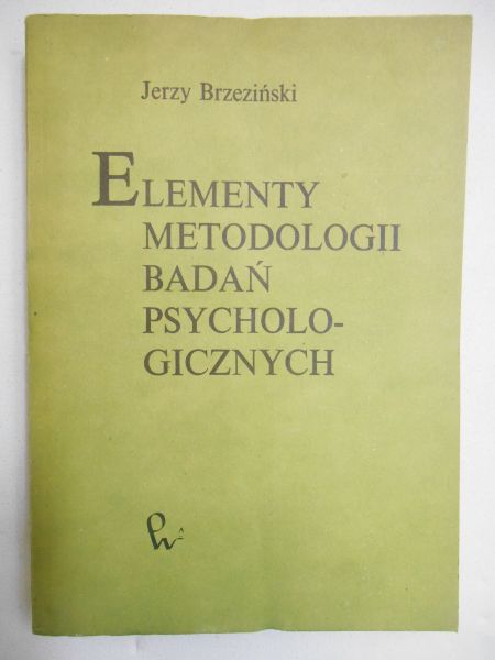 Elementy metodologii badań psychologicznych