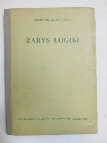 Ajdukiewicz Kazimierz - Zarys logiki