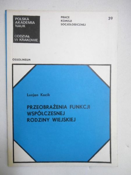 Przeobrażenia funkcji współczesnej rodziny wiejskiej