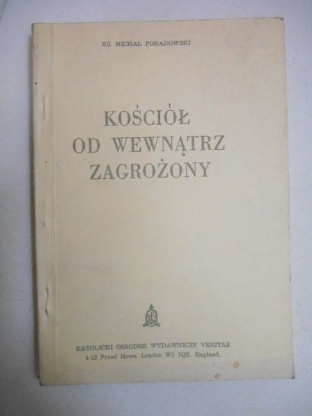 Kościół od wewnątrz zagrożony