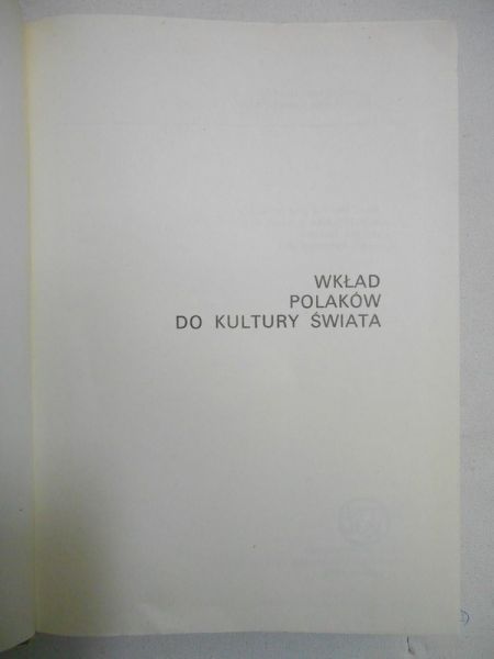 Wkład Polaków do kultury świata