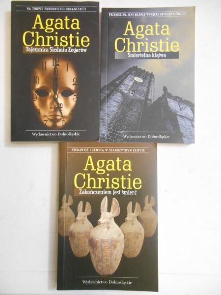 Christie Agata - Zakończeniem jest śmierć / Śmiertelna klątwa / Tajemnica siedmiu zegarów