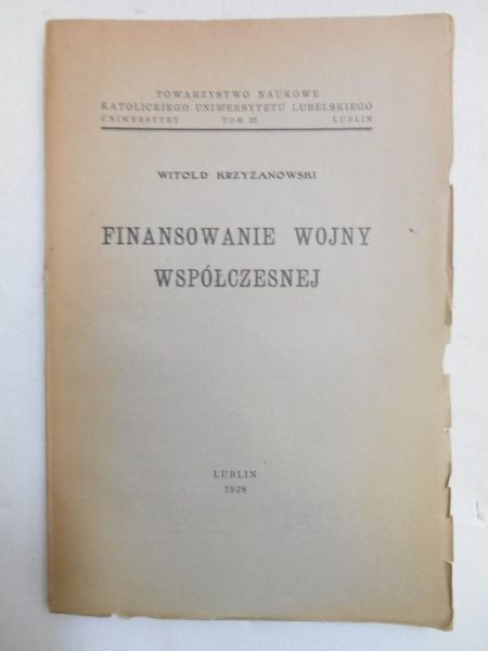 Finansowanie wojny współczesnej