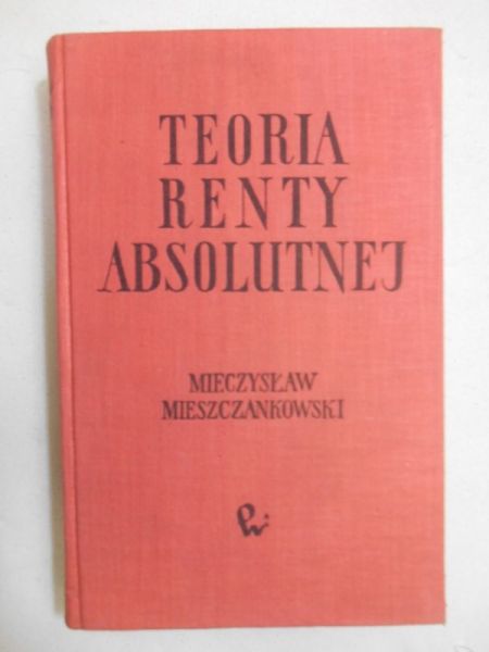 Teoria renty absolutnej