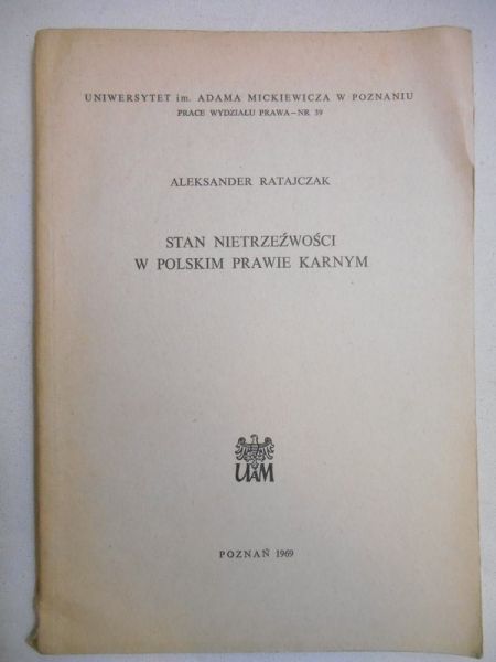 Stan nietrzeźwości w polskim prawie karnym