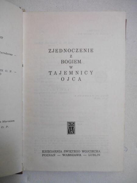 Zjednoczenie z Bogiem w Tajemnicy Ojca