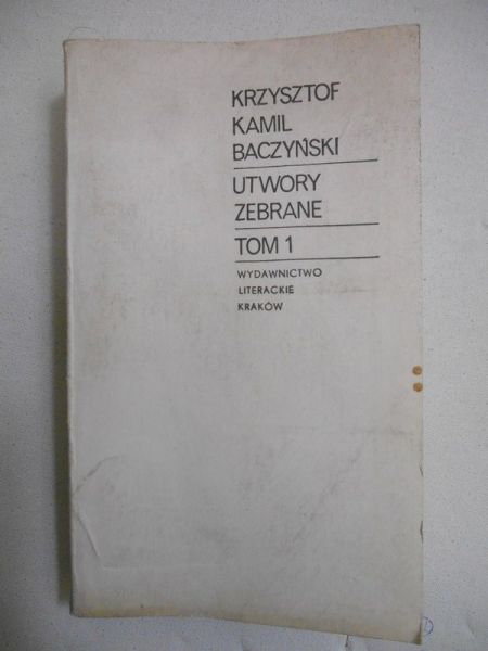 Utwory zebrane, T I