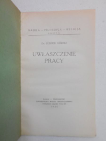Uwłaszczenie pracy, 1936 r.
