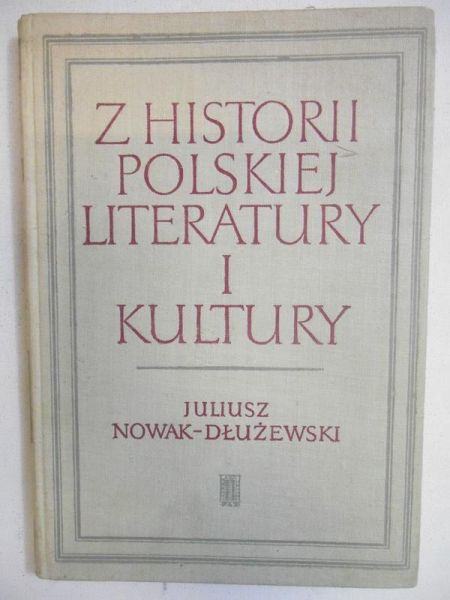 Z historii polskiej literatury i kultury