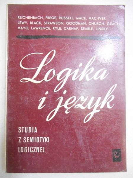 Logika i język