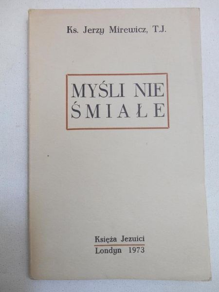 Myśli nie śmiałe