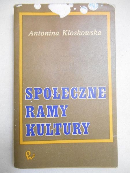 Społeczne ramy  kultury