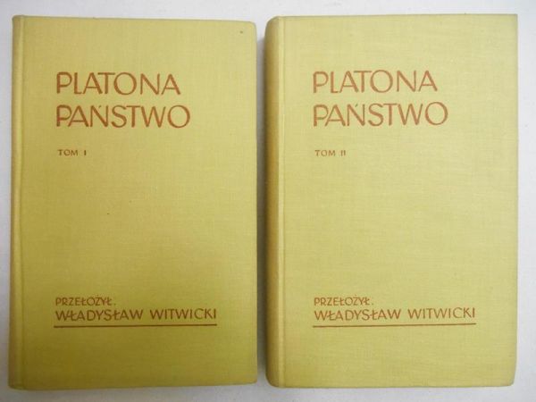 Platona państwo, T. I, II