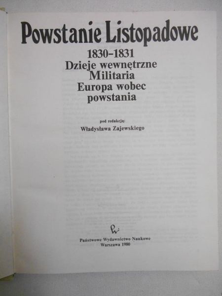 Powstanie Listopadowe 1830-1831