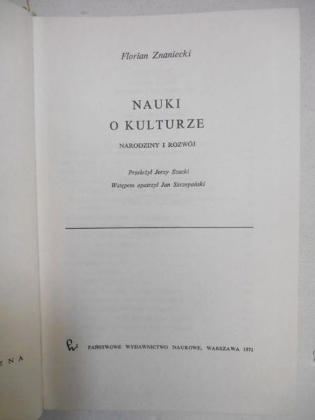 Nauki o kulturze. Narodziny i rozwój