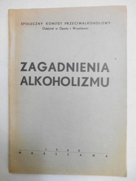 Zagadnienia alkoholizmu