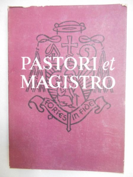 Pastori et magistro