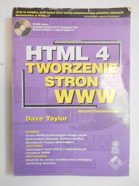 HTML 4. Tworzenie stron WWW