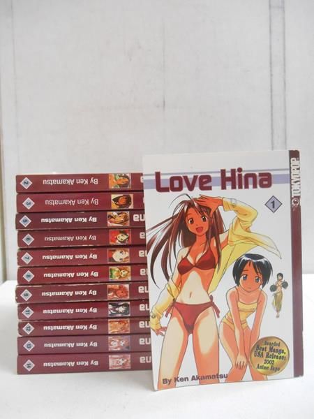 Akamatsu Ken - Love Hina, zestaw 12 książek