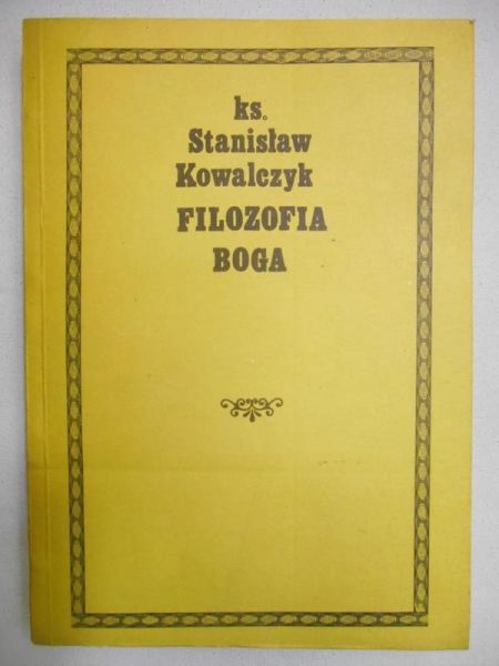 Filozofia Boga