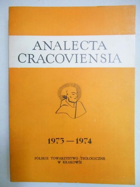 Analecta Cracoviensia 19731974, VVI
