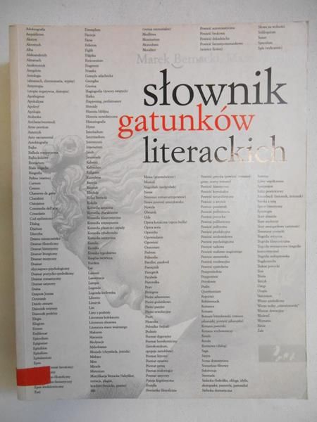 Słownik gatunków literackich