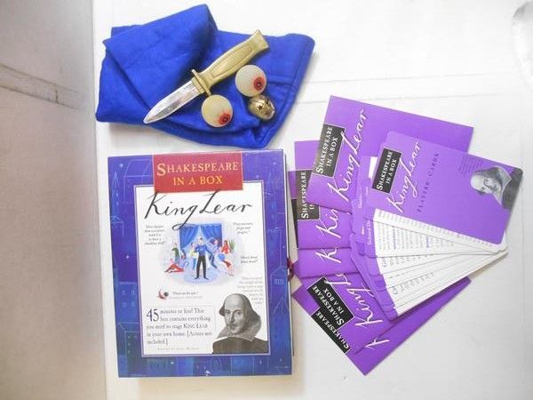 Shakespeare in the box King Lear, gra edukacyjna