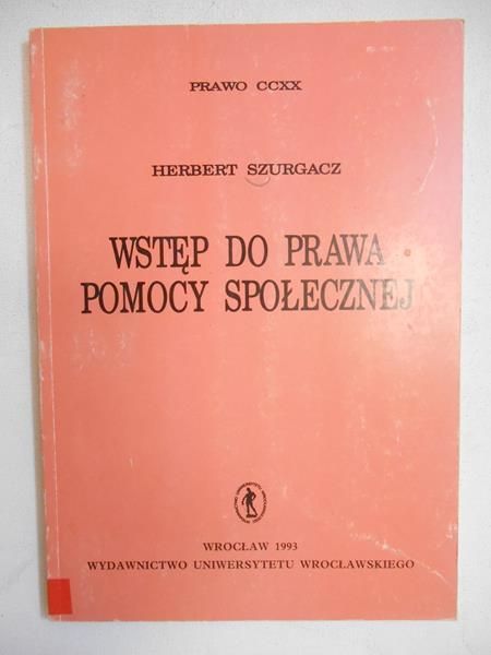 Wstęp do prawa pomocy społecznej