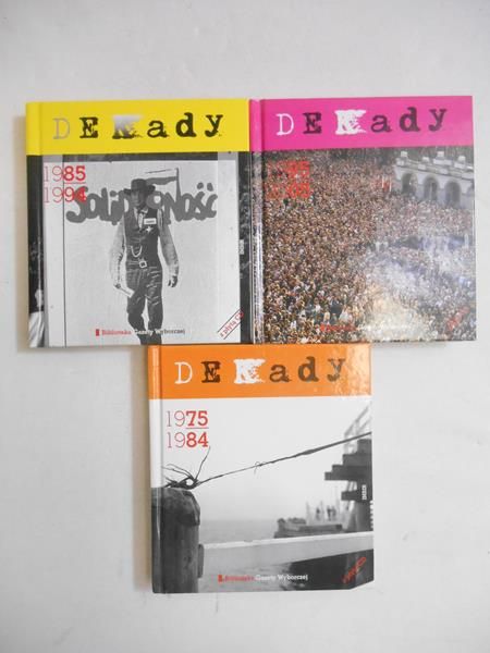 Grabski August - Dekady, Biblioteka Gazety Wyborczej, 3 książki