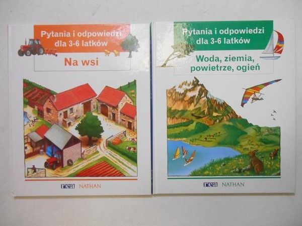 Pytania i odpowiedzi dla 3-6 latków, 2 książki