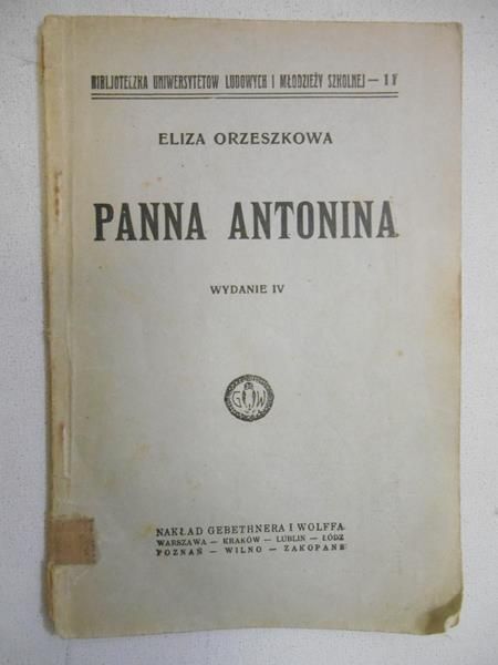 Panna Antonina 1925 r.