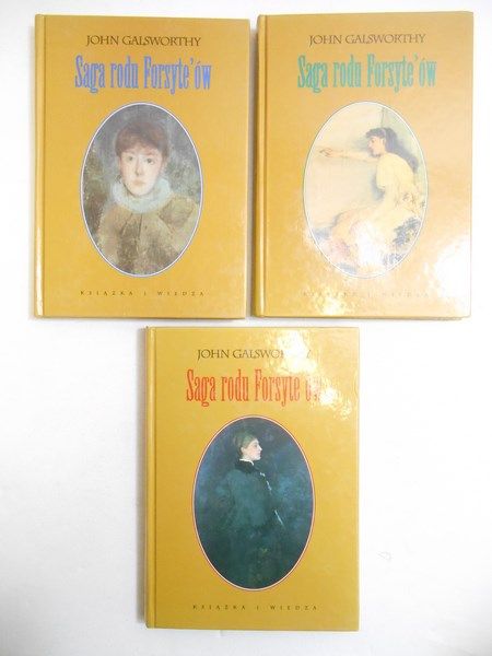 Galsworthy  John  -  Saga rodu Forsyte'ów, Tom I-III