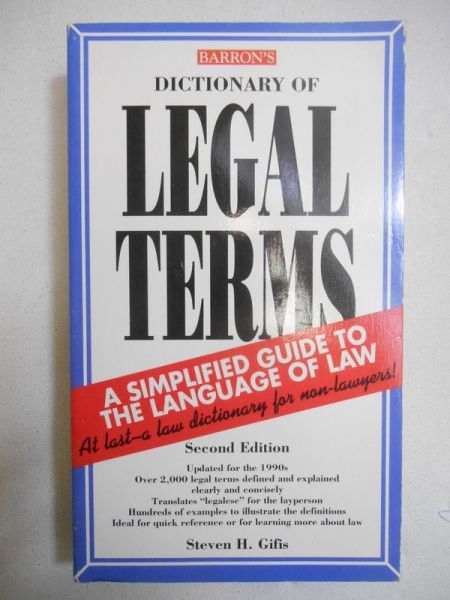 Dictionary of Legal Terms
