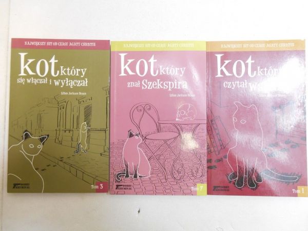 Braun Lilian Jackson - Kot który znał Szekspira / Kot który się włączał i wyłączał / Kot który czytał wspak