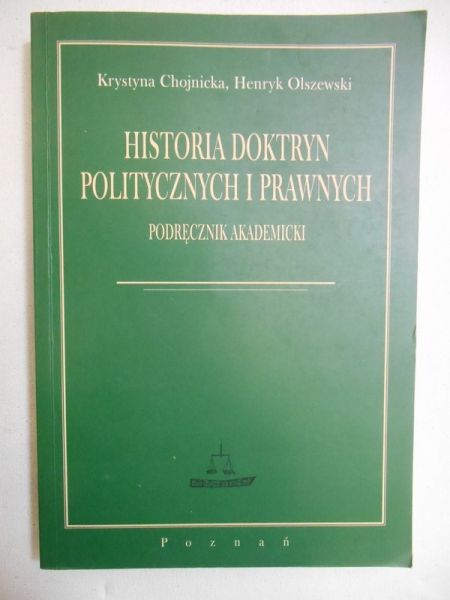 Historia doktryn politycznych i prawnych
