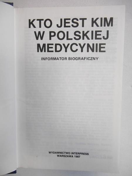 Kto jest kim w polskiej medycynie
