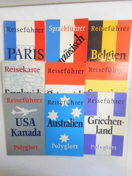 Polyglott-Reisefuhrer, 9 książek