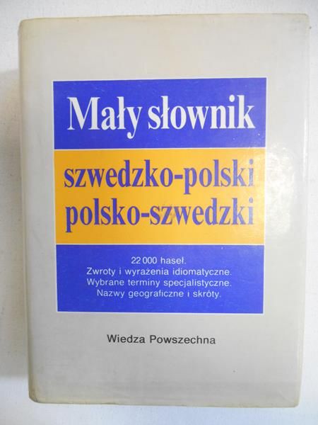 Sikorski Lech - Mały słownik szwedzko-polski polsko-szwedzki