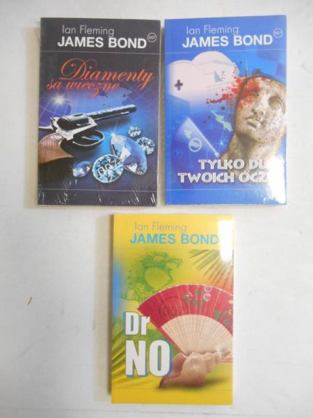 James Bond: Diamenty są wieczne/Dr NO/Tylko dla twoich oczu NOWE
