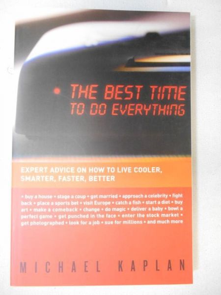 Kaplan Michael - The Best Time To Do Everything