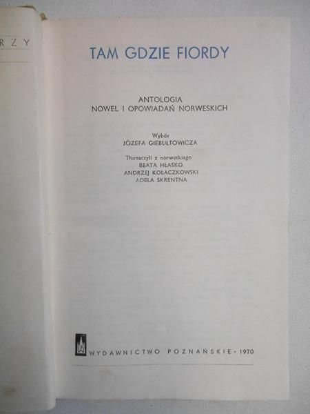 Tam gdzie fiordy