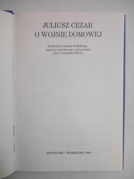 O wojnie domowej