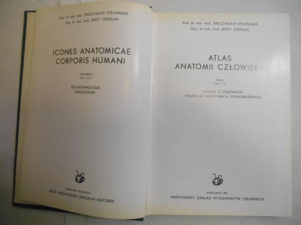 Stelmasiak Mieczysław - Atlas anatomii człowieka, t. II