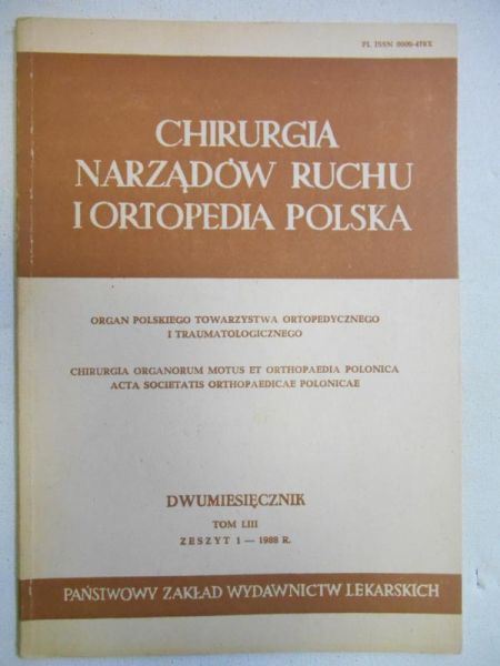 Chirurgia narządów ruchu i ortopedia polska